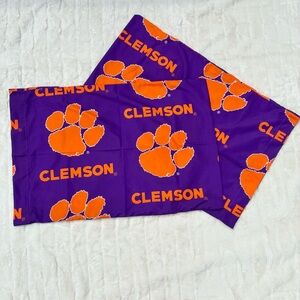 Clemson University Tigers Pillowcase Set of 2 Standard Size